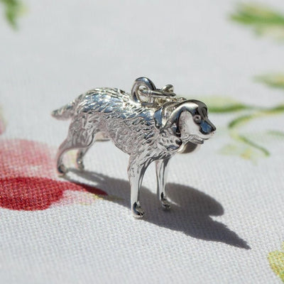 Cocker Spaniel sterling silver charm