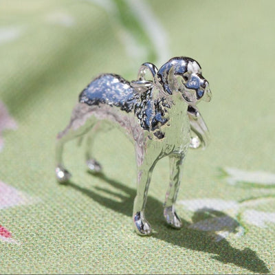 Great Dane sterling silver charm