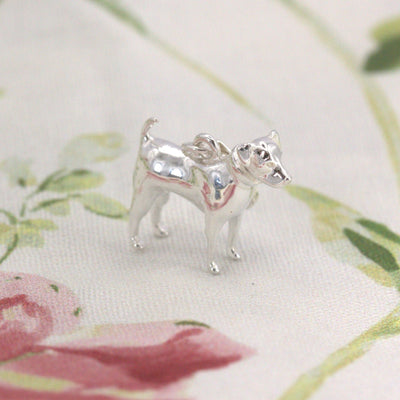 Jack Russell sterling silver charm