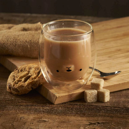 Animal Double-Walled Glass & Free Personalised Straw - MYLEE London