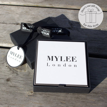 Bee Silver Necklace - Personalised - MYLEE London