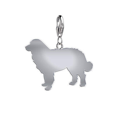 Bernese Mountain Dog silhouette charm