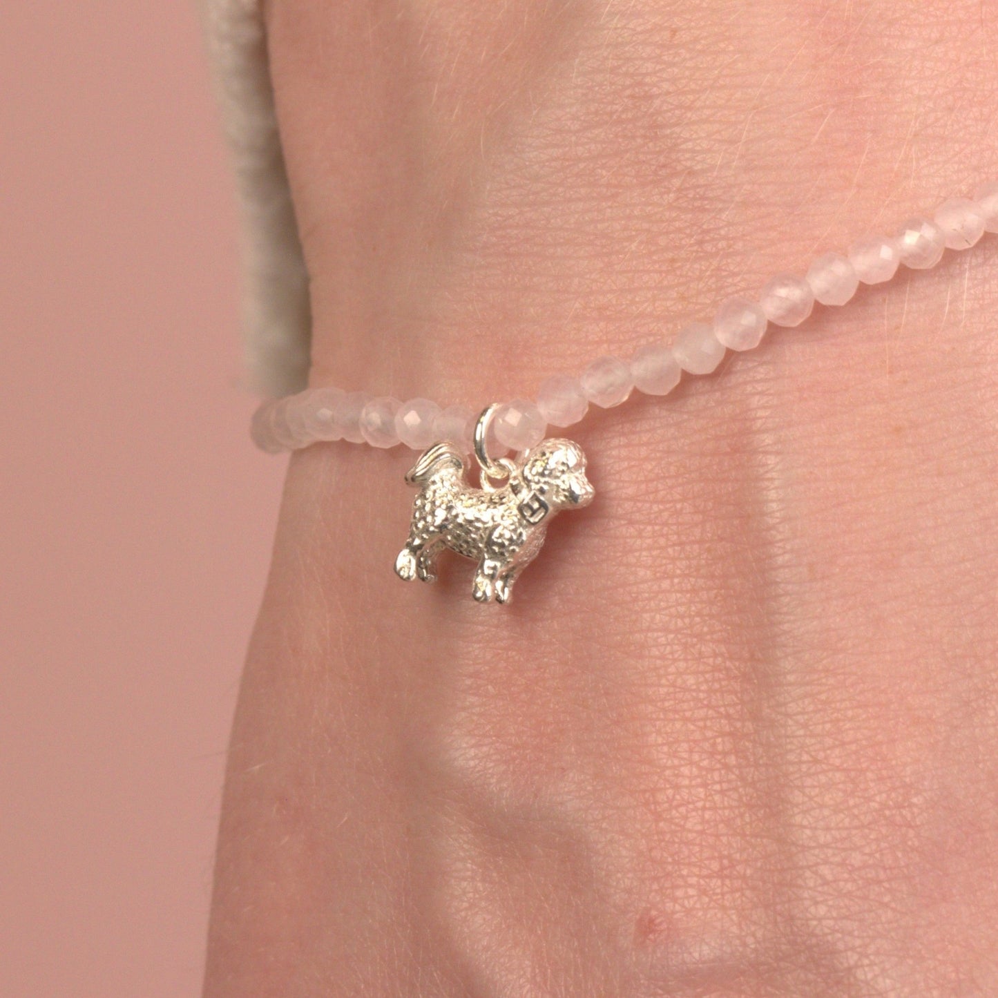 Bichon Crystal Bracelet - Personalised - MYLEE London
