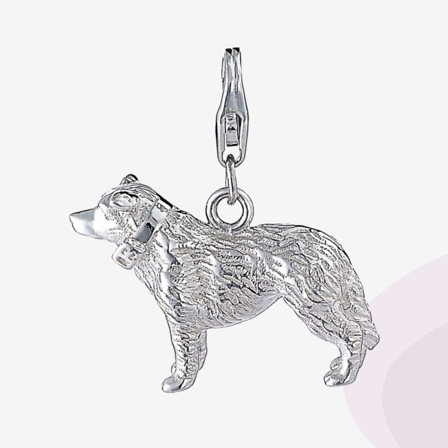 Border Collie Silver Charm - MYLEE London