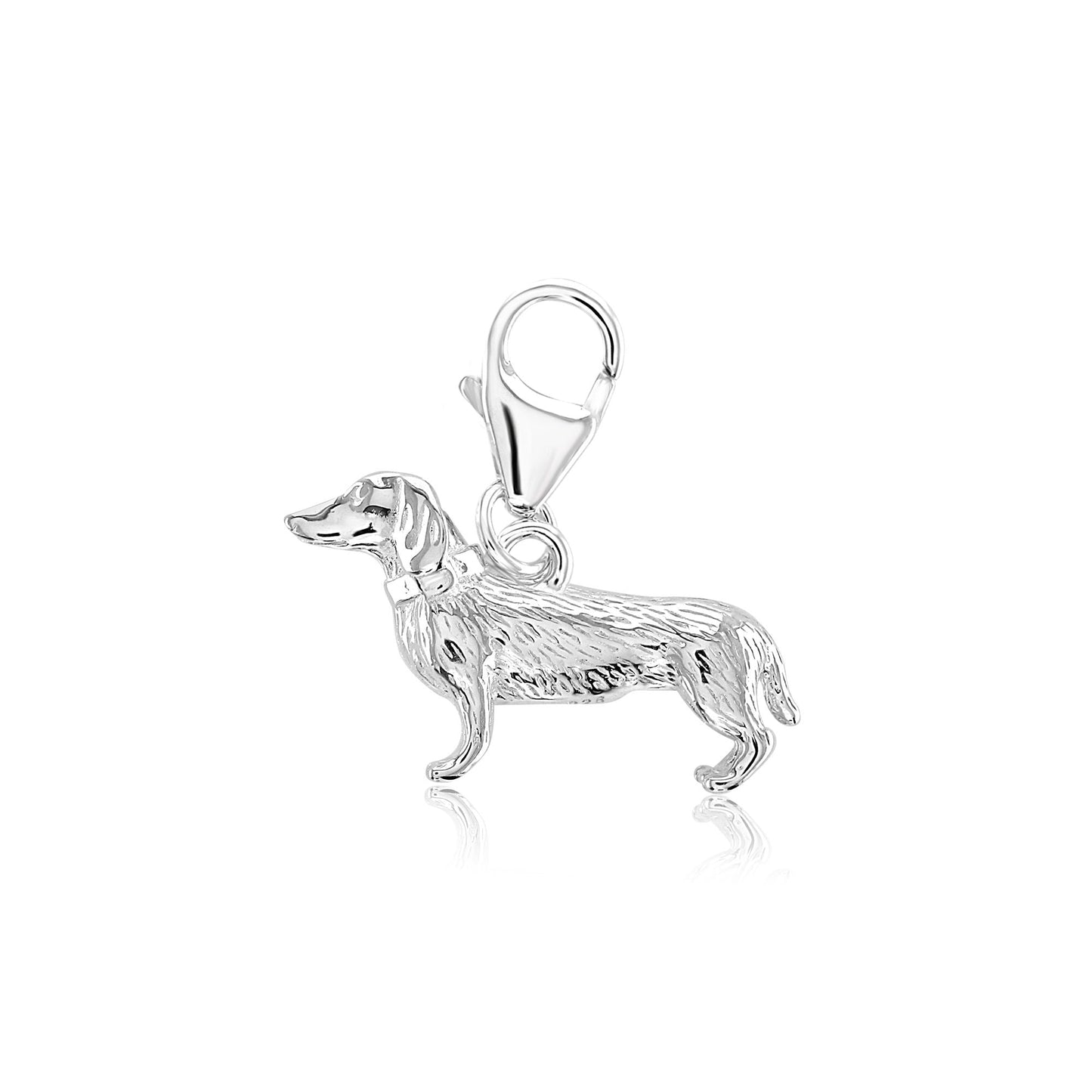 Dachshund Silver Charm - MYLEE London