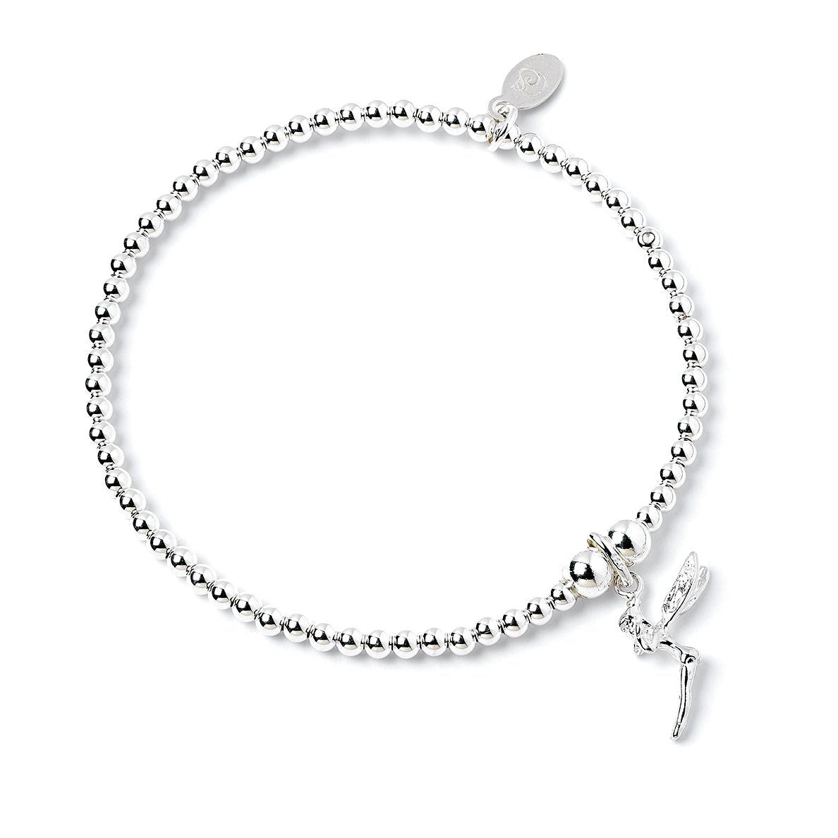 Fairy on Silver Ball Bead Bracelet - MYLEE London