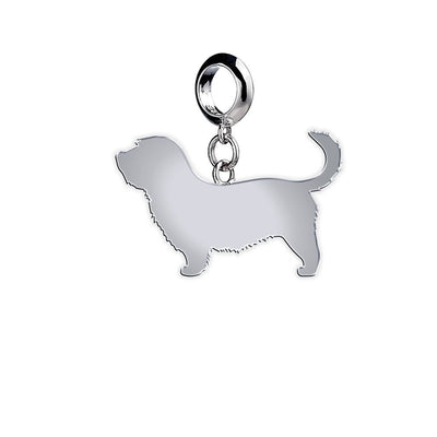 Glen of Imaal Terrier silhouette charm