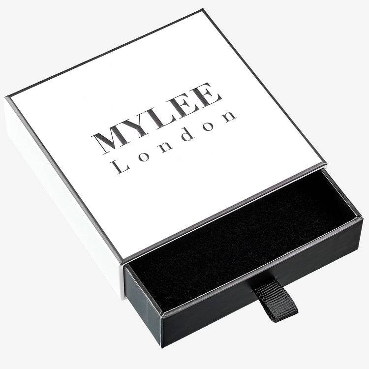 Greyhound Silver Necklace - Personalised - MYLEE London