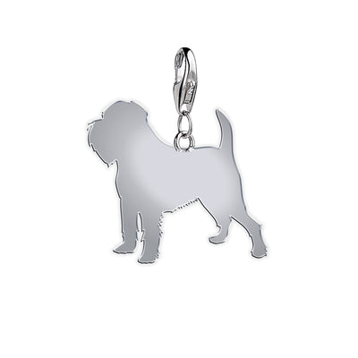 Griffon Bruxellois silhouette charm