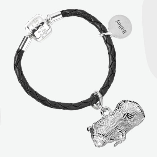 Guinea Pig Silver Keyring - Personalised - MYLEE London