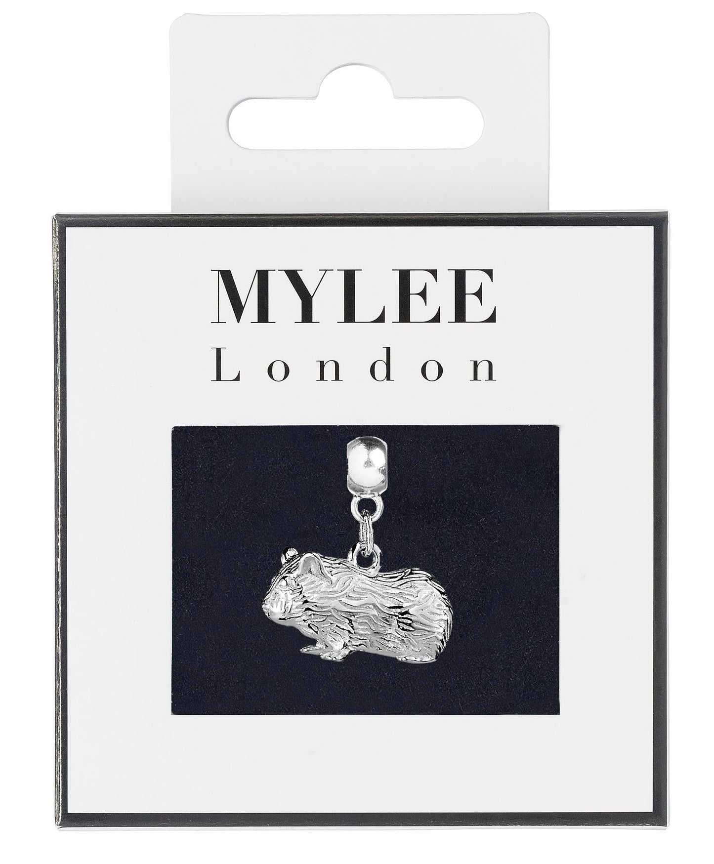 Guinea Pig Silver Plated Charm - MYLEE London
