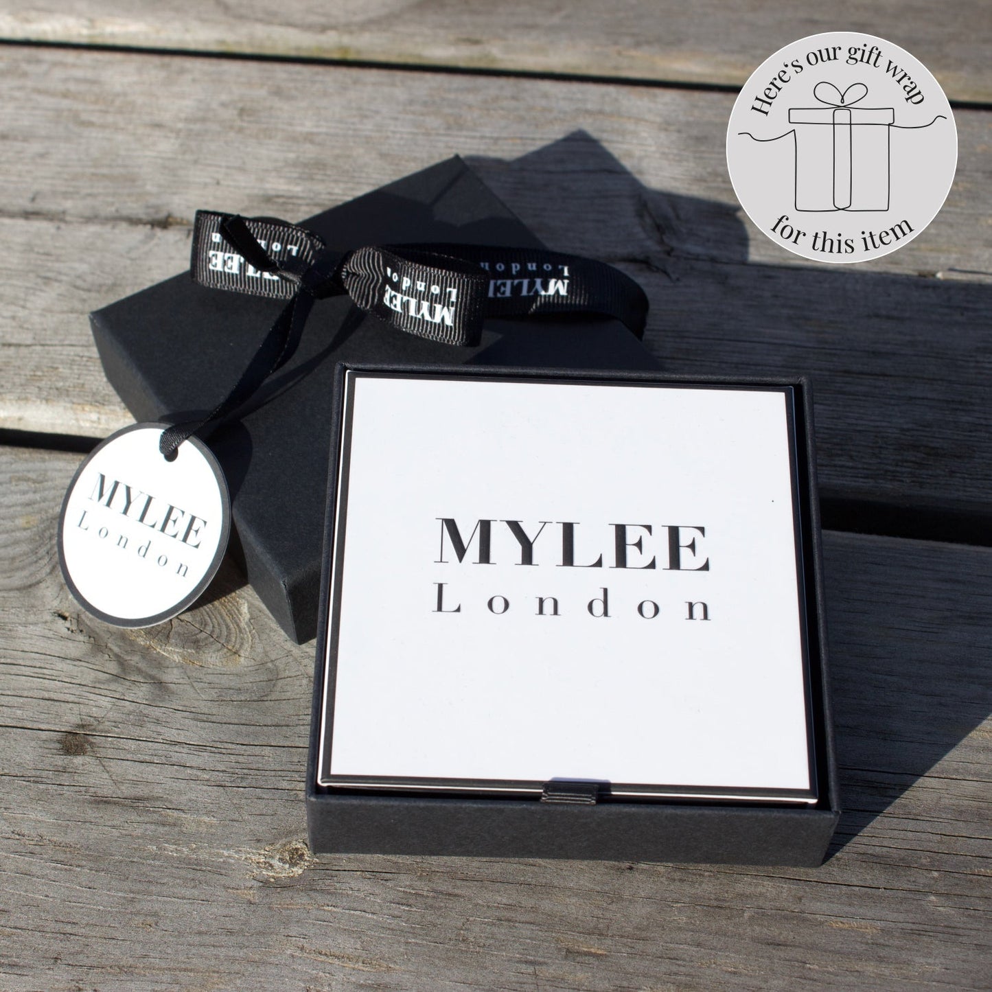 Harrier Silhouette Silver Necklace - Personalised - MYLEE London