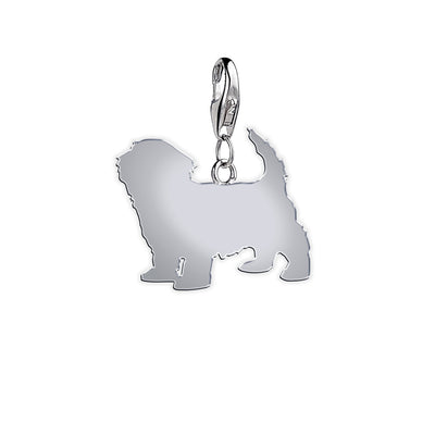 Havanese silhouette charm