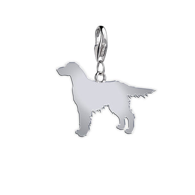 Irish Setter silhouette charm