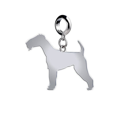Irish Terrier silhouette charm