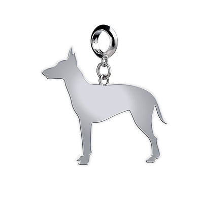 Manchester Terrier silhouette charm