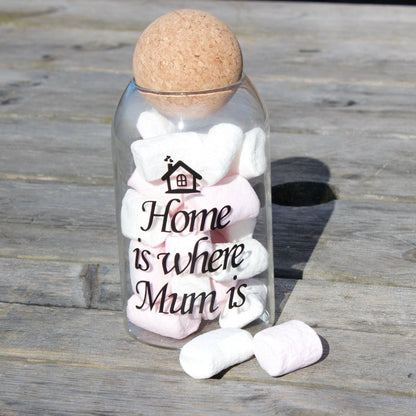 Mother's Day Glass Storage Jars with Cork Stopper - MYLEE London