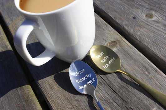 Mother's Day Personalised Stainless Steel Teaspoon - MYLEE London