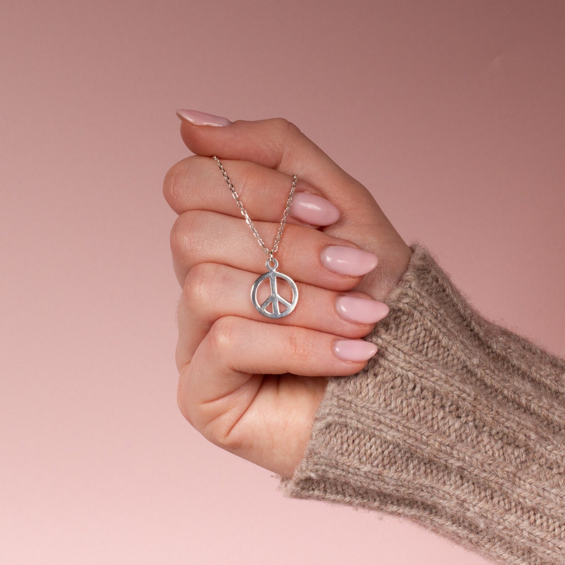 Peace Necklace - Sterling Silver - MYLEE London