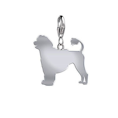 Portuguese Water Dog silhouette charm