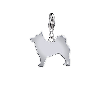 Schipperke silhouette charm