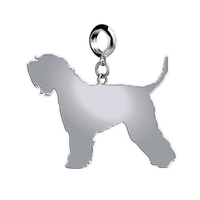 Soft Coated Wheaten Terrier silhouette charm