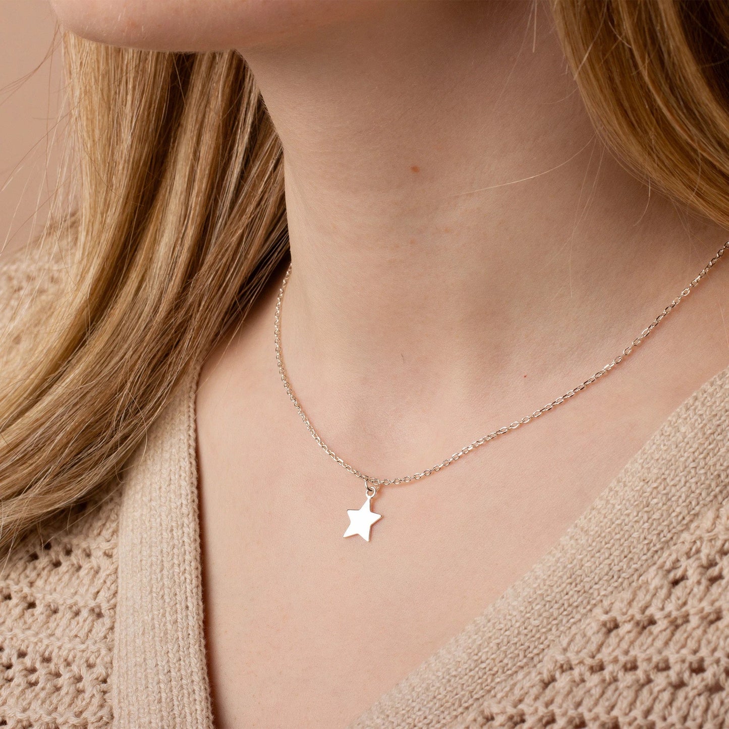 Star Necklace - Sterling Silver - MYLEE London