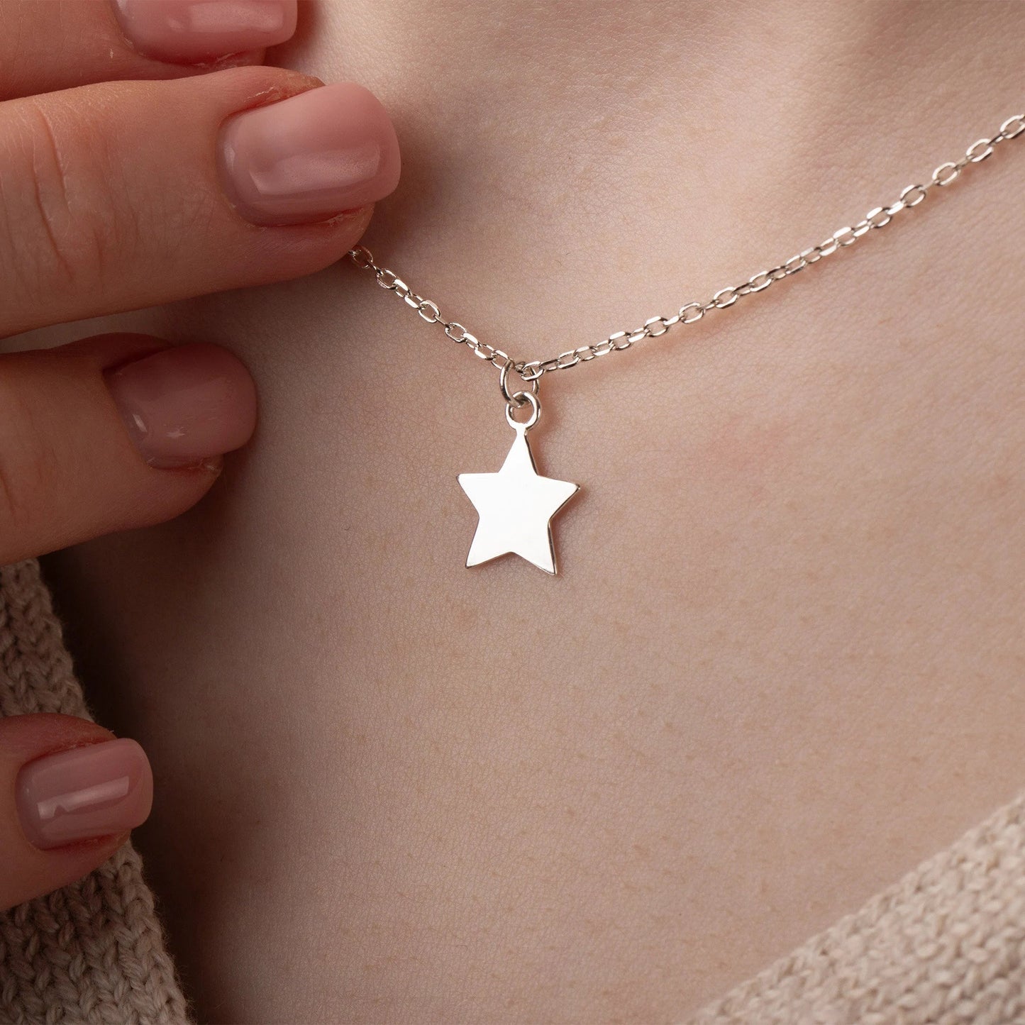 Star Necklace - Sterling Silver - MYLEE London