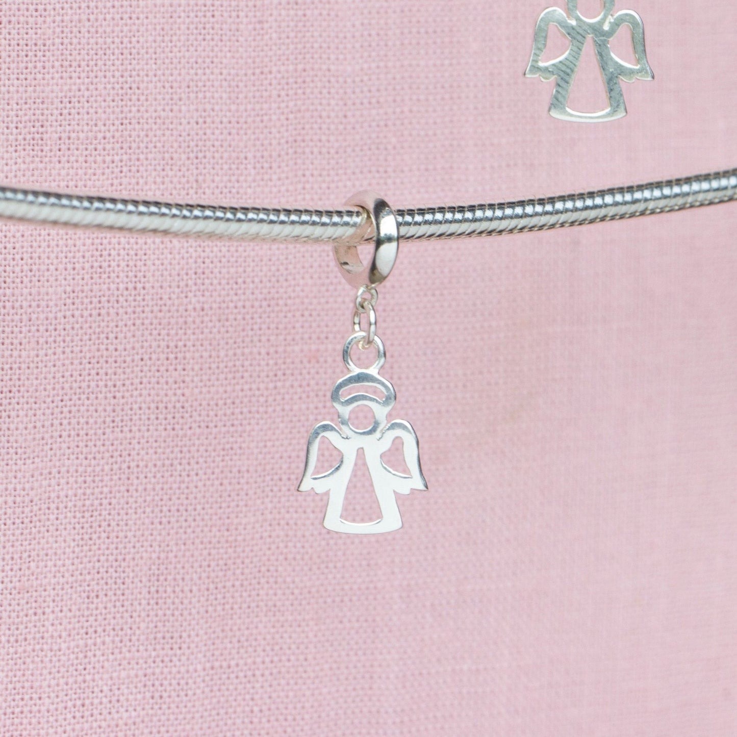 Sterling Silver Angel Charm - MYLEE London