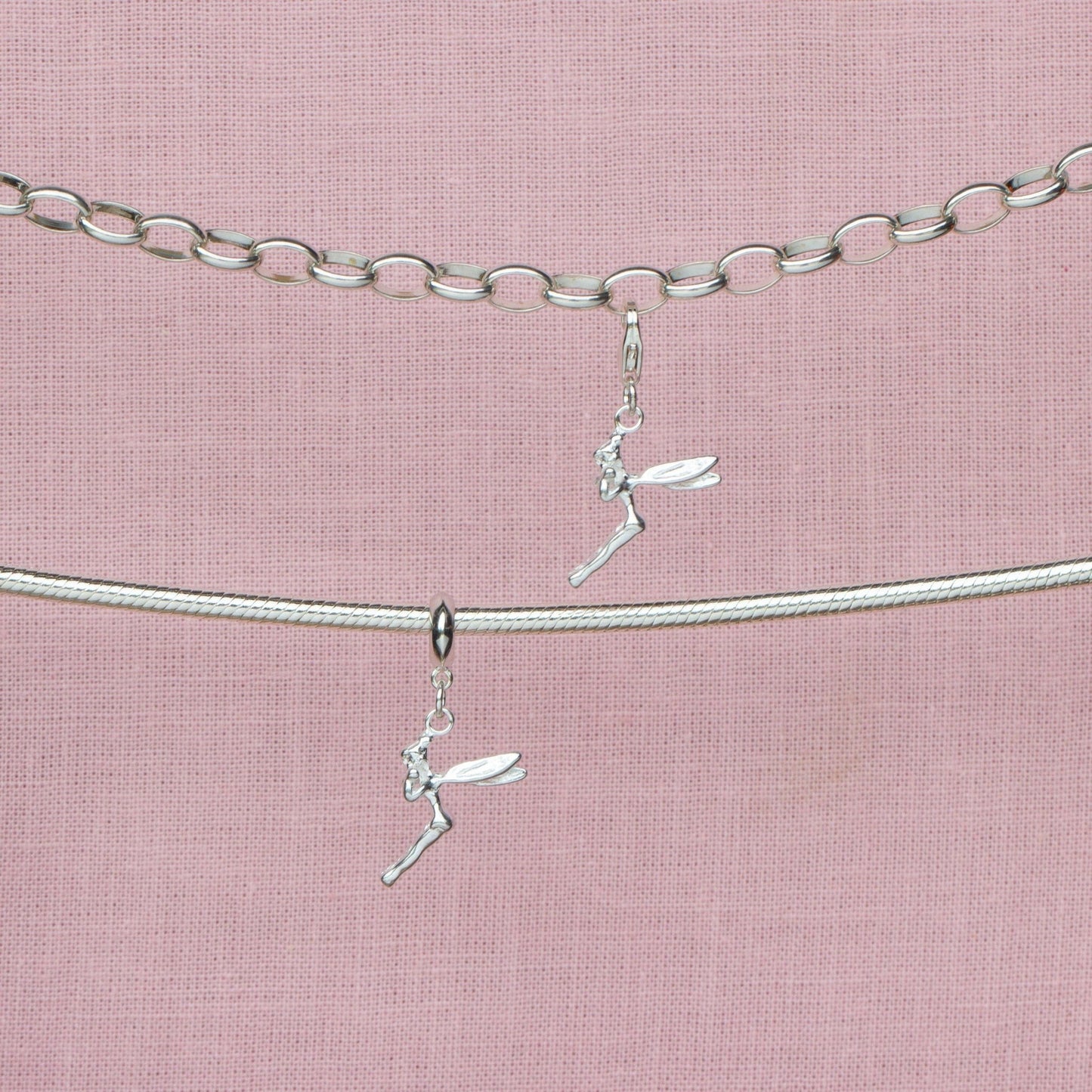 Sterling Silver Fairy Charm - MYLEE London