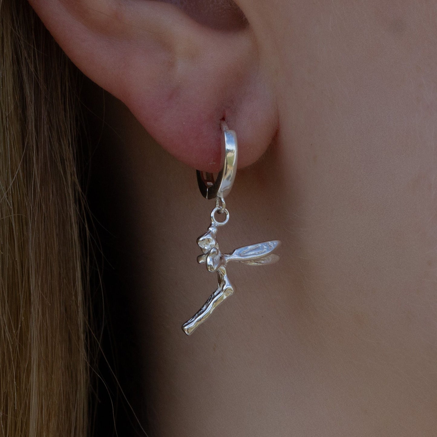 Sterling Silver Fairy Earrings - MYLEE London