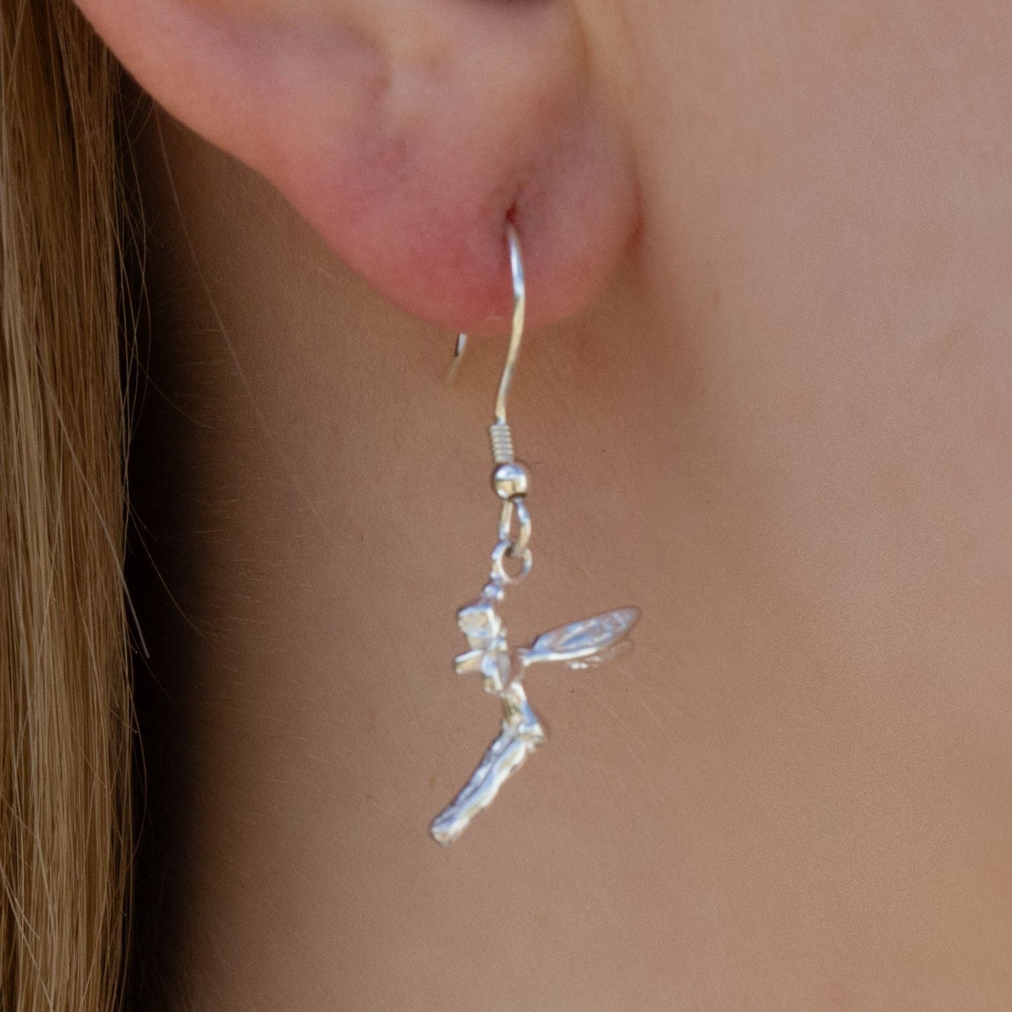 Sterling Silver Fairy Earrings - MYLEE London