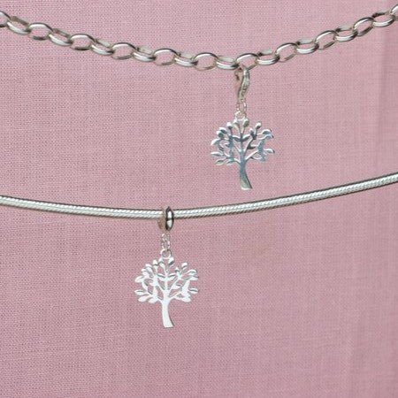 Sterling Silver Tree of Life Charm - MYLEE London