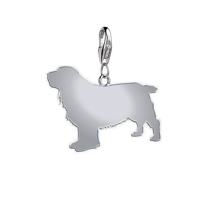 Sussex Spaniel silhouette charm