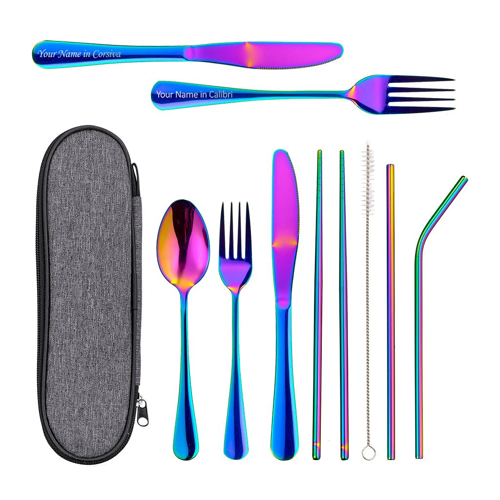 Travel Cutlery Set - Personalised - MYLEE London