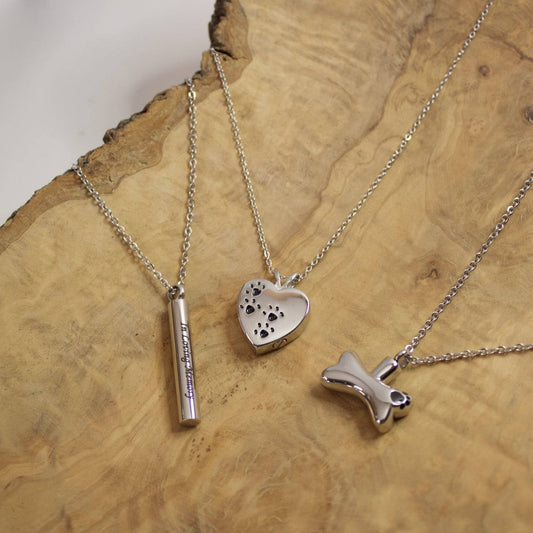 Urn Necklace for Pet Cremation Ashes - Personalised - MYLEE London