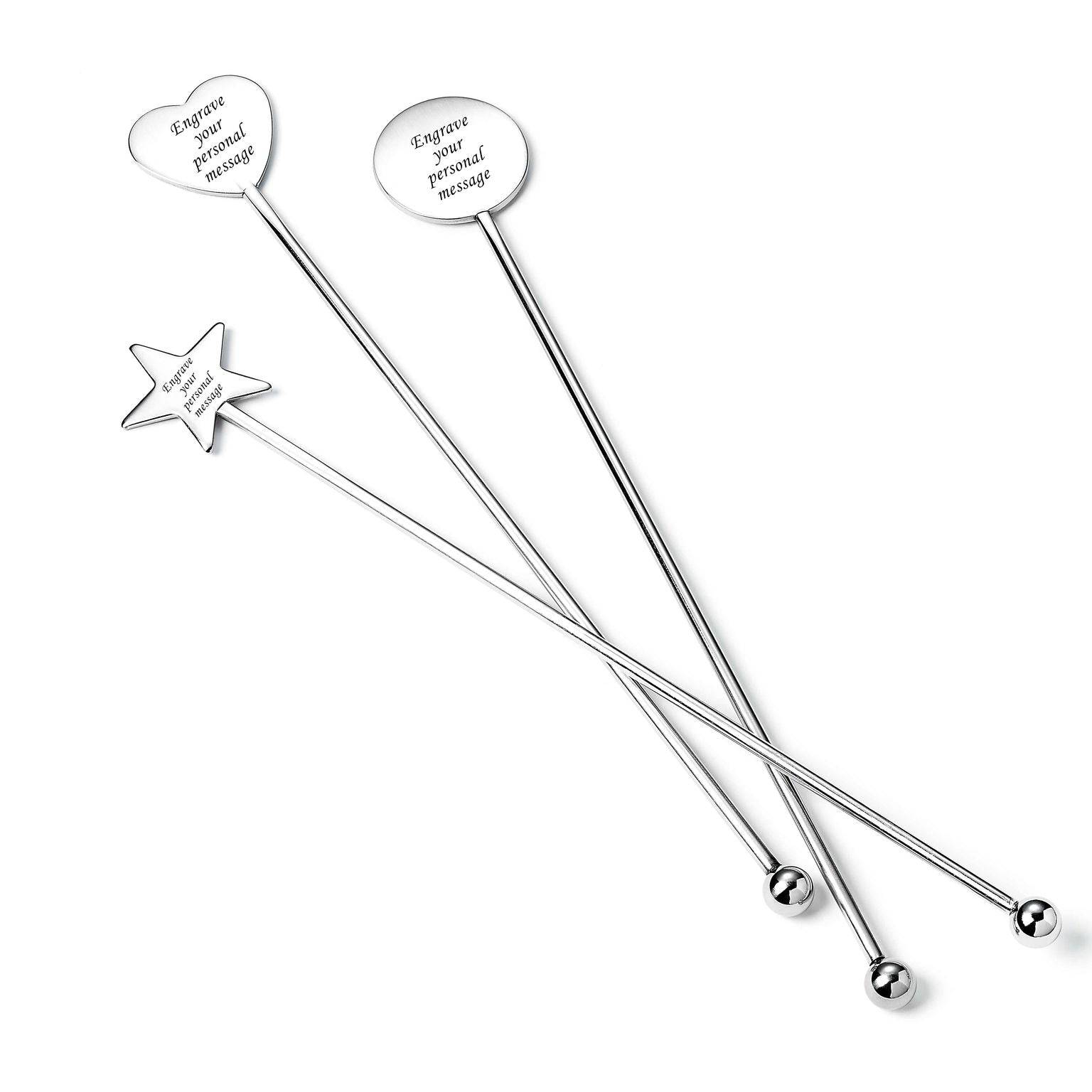 Valentine's Day Personalised Drink Stirrers - MYLEE London
