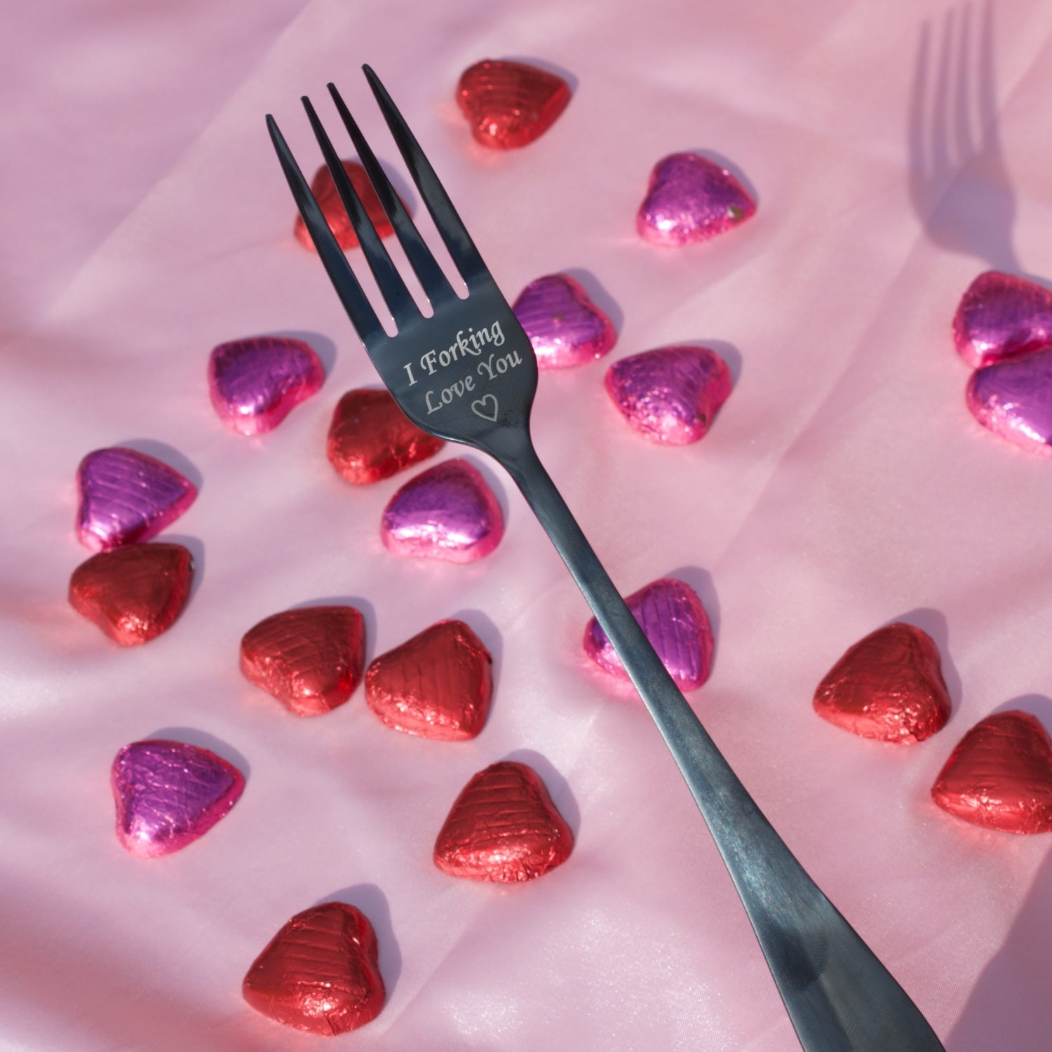 Valentine's Day Personalised Stainless Steel Fork - MYLEE London