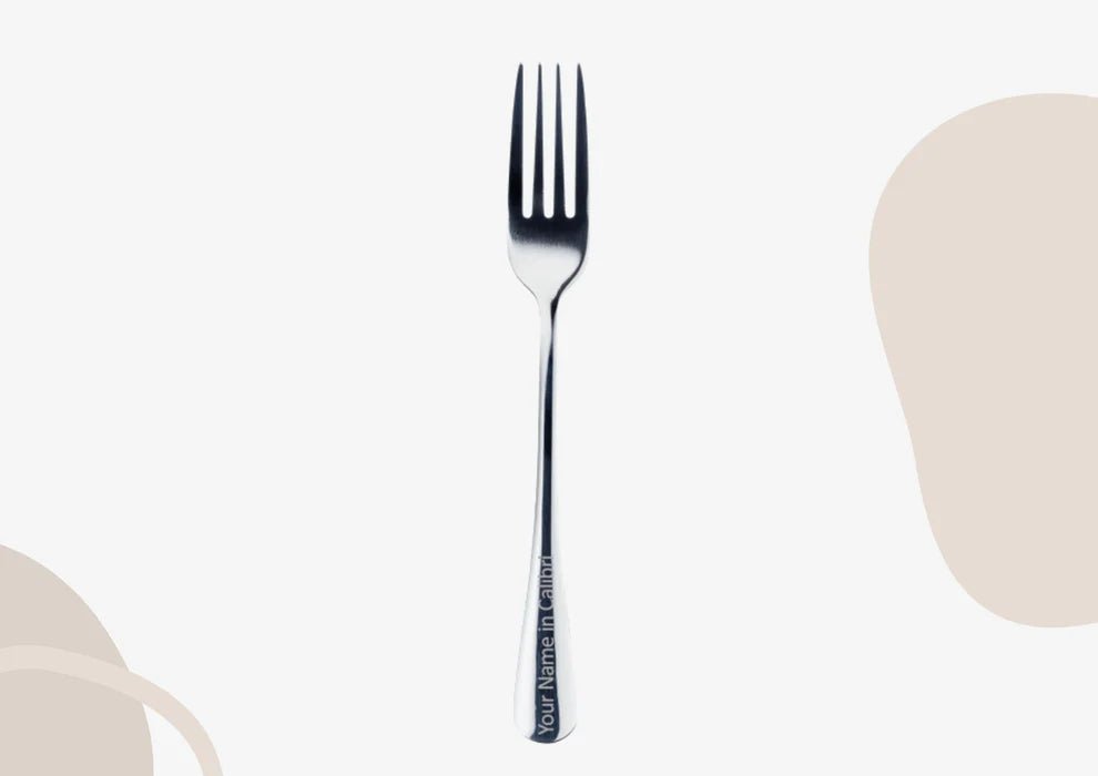 Valentine's Day Personalised Stainless Steel Fork - MYLEE London