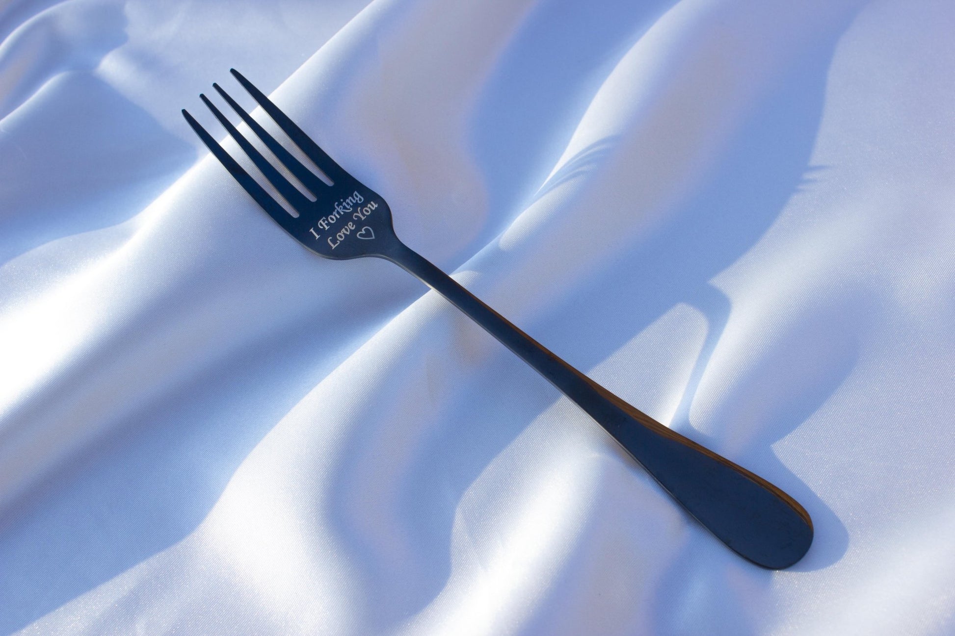 Valentine's Day Personalised Stainless Steel Fork - MYLEE London