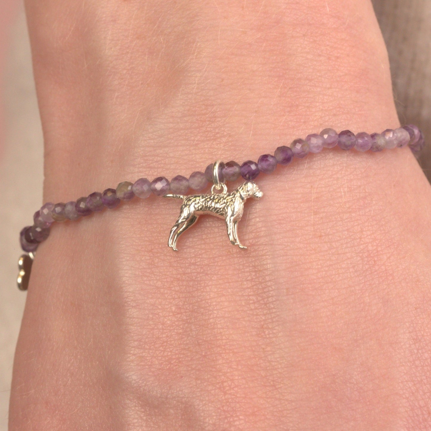 Vizsla Crystal Bracelet - Personalised - MYLEE London