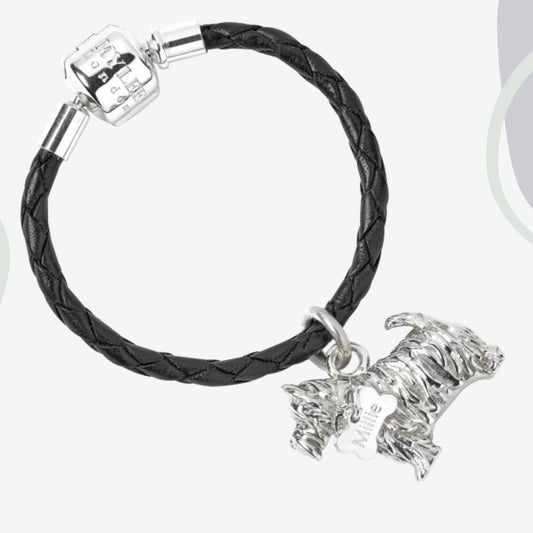 Westie Silver Keyring - Personalised - MYLEE London