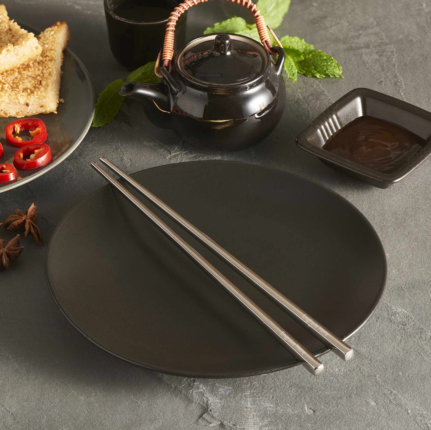 Silver Metal Chopsticks