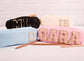 Personalised Pencil Case with Glitter or Pearl Letters