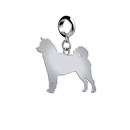 Akita Inu Silhouette Silver Charm