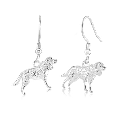 Cocker Spaniel Silver Earrings