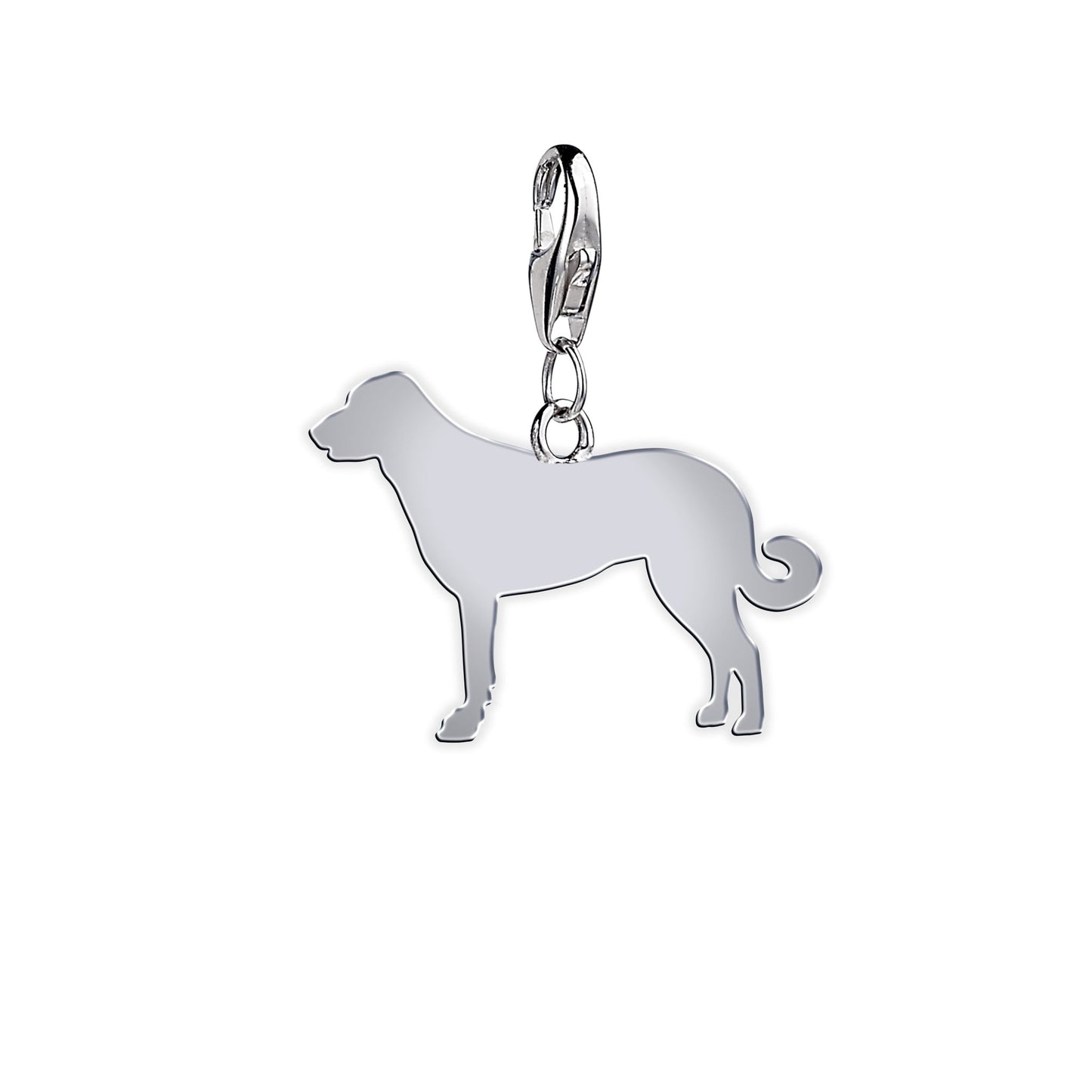 Anatolian Shepherd Dog Silhouette Silver Charm - MYLEE London