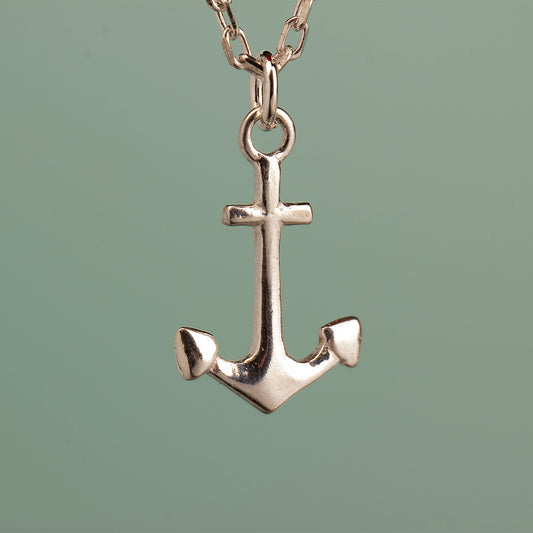 Anchor Necklace - Sterling Silver - MYLEE London