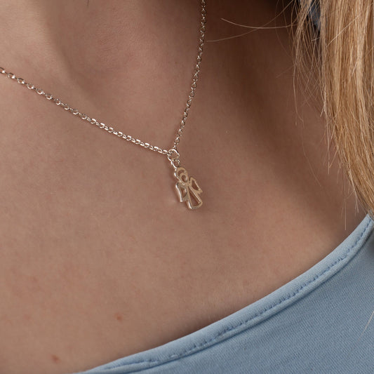 Angel Necklace - Sterling Silver - MYLEE London