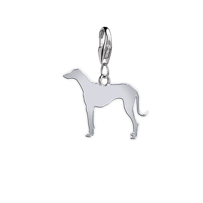 Azawakh Silhouette Silver Charm - MYLEE London